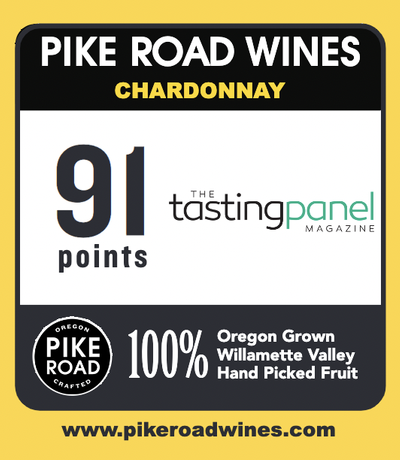 Shelf Talker Preview of 2019 Pike Road Chardonnay 91 points in The Tasting Panel